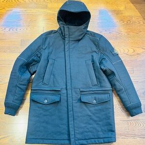 Stone Island Panno-R 4L Stretch Hooded Parka - MADE IN ITALY.